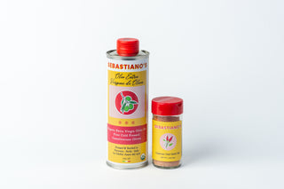 Extra Virgin Sicilian Olive Oil & Calabrian Chili Garlic Salt