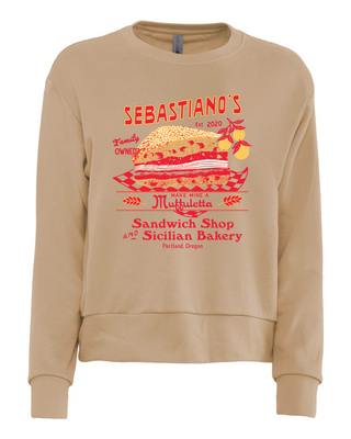 Sebastiano's Next Level Tan Sweatshirt (Female cut)